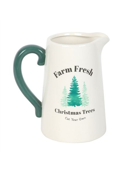Farm Fresh Christmas Trees Ceramic Flower Jug WO_15626 - pic 140572 | FastDaddyshop