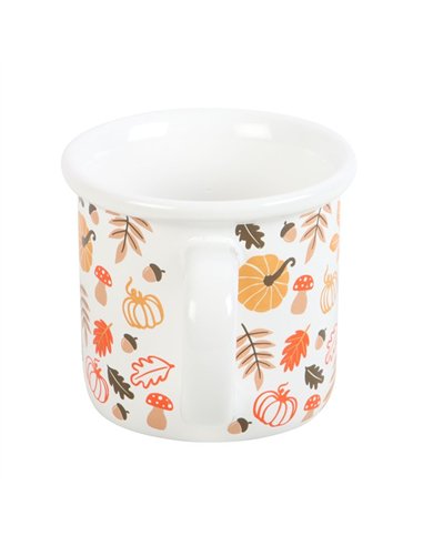 Autumn Leaves and Pumpkins Mug AL_64124