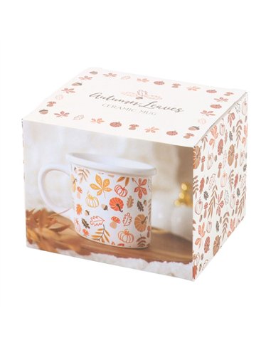 Autumn Leaves and Pumpkins Mug AL_64124