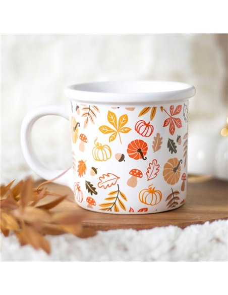 Autumn Leaves and Pumpkins Mug AL_64124 - pic 140609 | FastDaddyshop