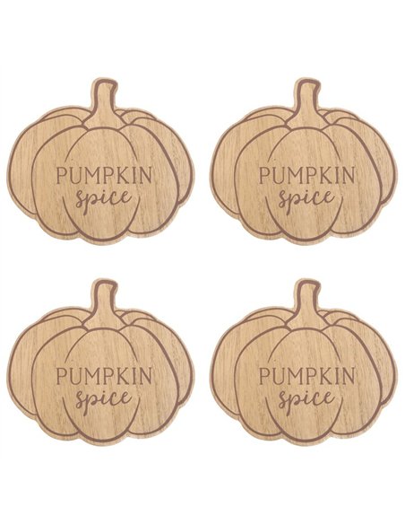 Pumpkin Spice Coaster Set AL_65524 - pic 140622 | FastDaddyshop