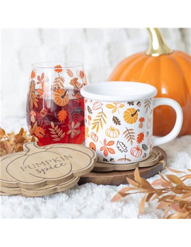 Pumpkin Spice Coaster Set AL_65524