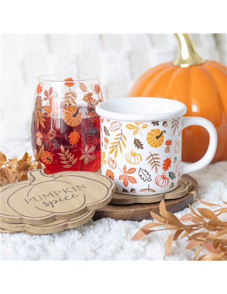 Pumpkin Spice Coaster Set AL_65524 - pic 140625 | FastDaddyshop