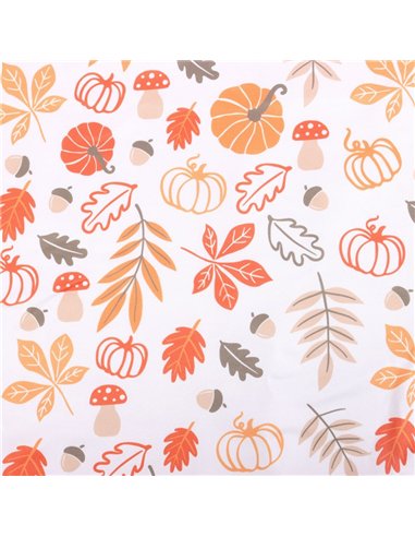 Autumn Leaves and Pumpkins Apron AL_65724