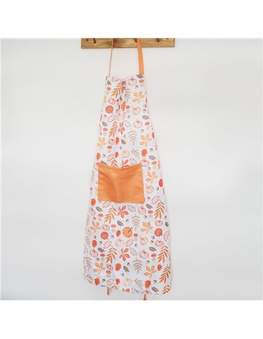 Autumn Leaves and Pumpkins Apron AL_65724