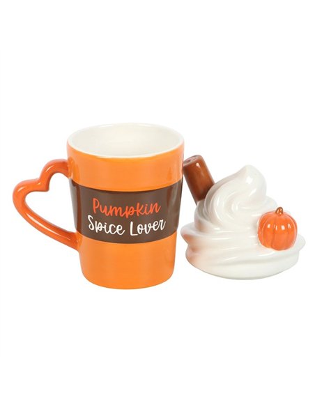 Pumpkin Spice Latte Shaped Lidded Mug DY_22126 - pic 140651 | FastDaddyshop