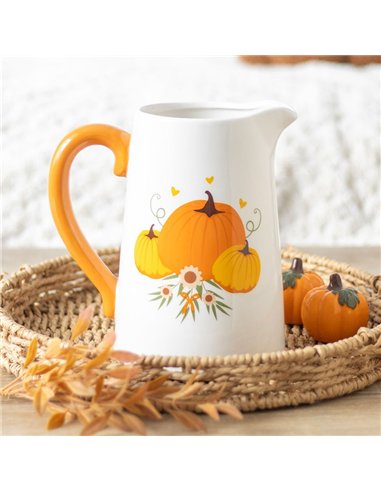 Autumn Pumpkin Ceramic Flower Jug DY_76725