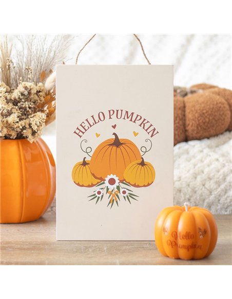 Autumn Days Hello Pumpkin Hanging Sign DY_78225 - pic 140683 | FastDaddyshop