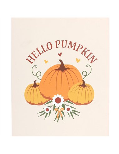 Autumn Days Hello Pumpkin Hanging Sign DY_78225