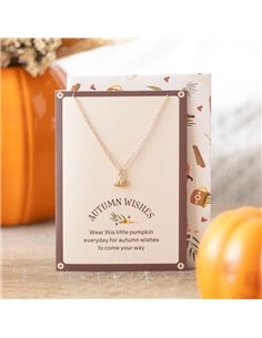 Pumpkin Necklace on Greeting Card DY_78425 2