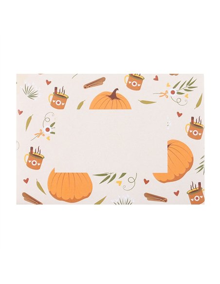Pumpkin Necklace on Greeting Card DY_78425 - pic 140690 | FastDaddyshop