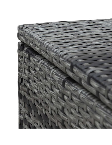 Outsunny Adjustable Rattan Sun Lounger Garden Furniture Recliner Bed Chair Reclining Patio Wicker Grey - pic 14070 | FastDaddyshop