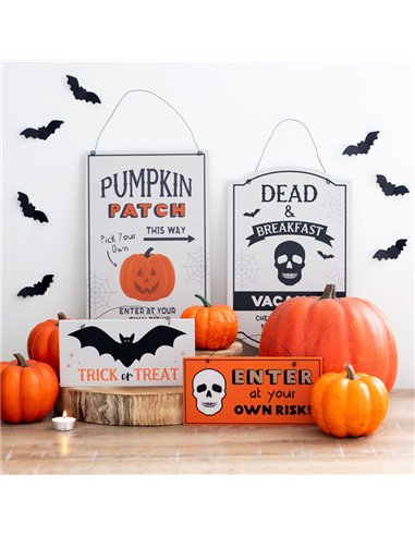 30cm Pumpkin Patch Hanging Sign HA_37631