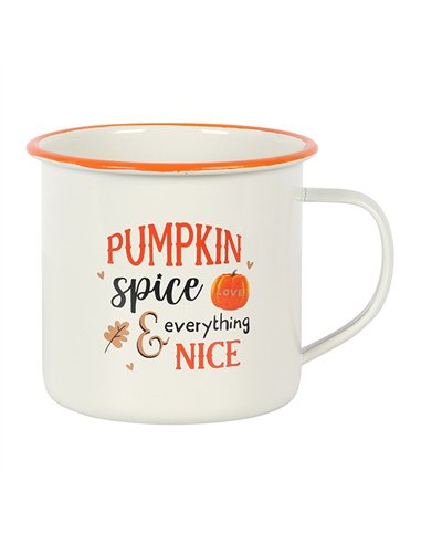 Pumpkin Spice Enamel Mug HA_40331