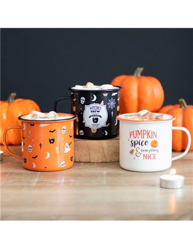 Pumpkin Spice Enamel Mug HA_40331