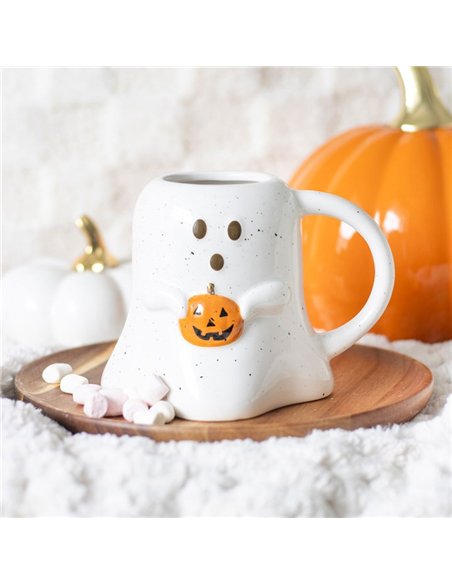 Ghost Shaped Mug with Pumpkin PB_60324 - pic 140720 | FastDaddyshop