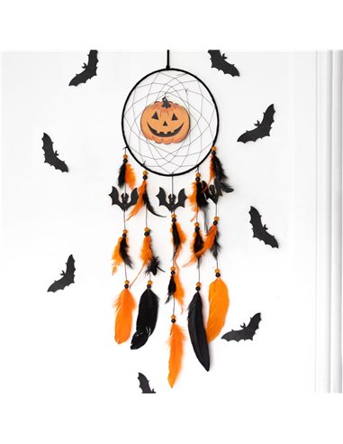 Pumpkin Halloween Dreamcatcher PD_53524