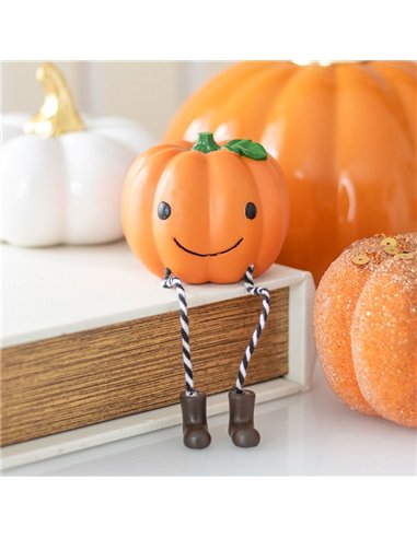Cute Smiling Pumpkin Shelf Sitter Ornament PK_22626