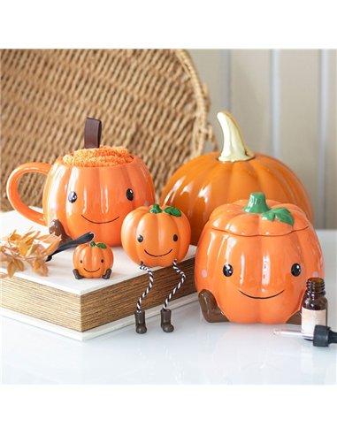 Cute Smiling Pumpkin Mug and Socks Set PK_22826
