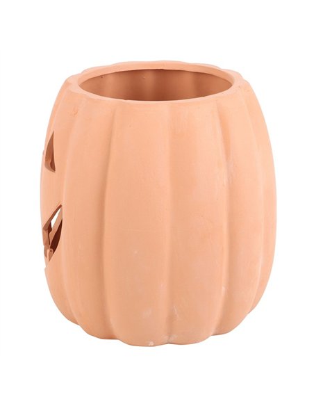 25cm Terracotta Cut Out Pumpkin Decoration PU_59923 - pic 140764 | FastDaddyshop