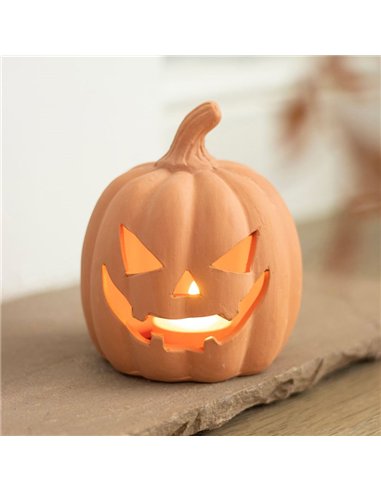 12.5cm Terracotta Pumpkin Ornament PU_60023