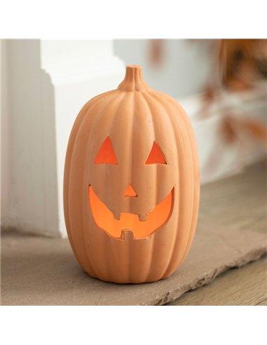 23cm Terracotta Pumpkin Ornament PU_60223
