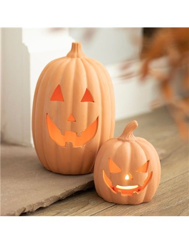 23cm Terracotta Pumpkin Ornament PU_60223