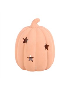 9cm Terracotta Pumpkin Tealight Holder PU_60523