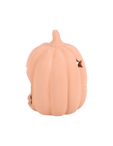 9cm Terracotta Pumpkin Tealight Holder PU_60523 - pic 140783 | FastDaddyshop