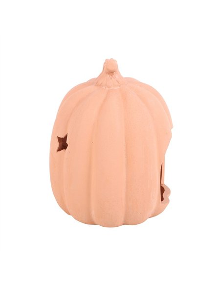 9cm Terracotta Pumpkin Tealight Holder PU_60523 - pic 140784 | FastDaddyshop