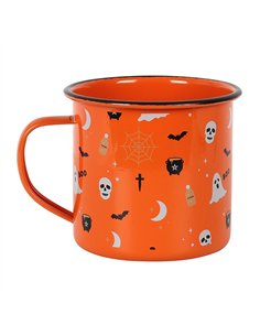 Halloween Print Enamel Mug HA_40231
