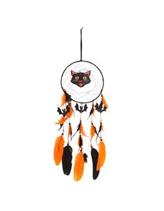 Black Cat Halloween Dreamcatcher PD_53424