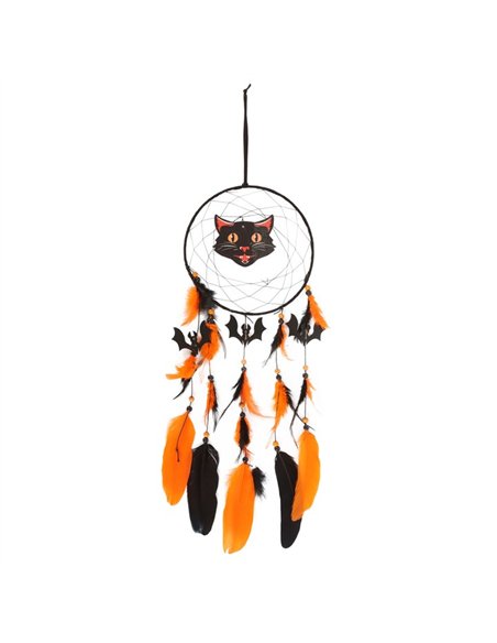 Black Cat Halloween Dreamcatcher PD_53424 - pic 140812 | FastDaddyshop
