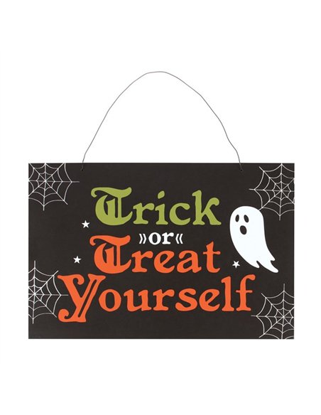 Trick or Treat Yourself Hanging Sign TR_64322 - pic 140819 | FastDaddyshop