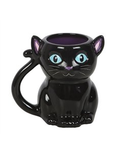 Cute and Creepy Black Cat Mug CU_19926