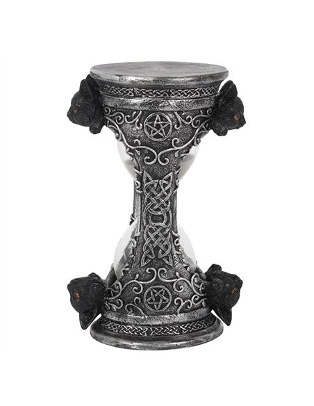 17cm Black Cat Hourglass Timer OR_15631 - pic 140828 | FastDaddyshop