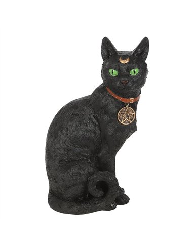 Sitting Black Cat Figurine PA_34925