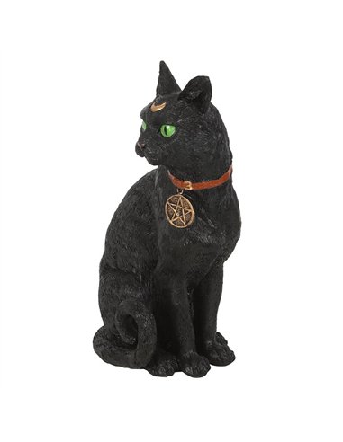 Sitting Black Cat Figurine PA_34925