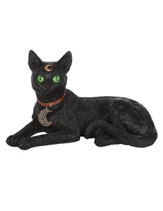 Laying Black Cat Figurine  PA_35025 2