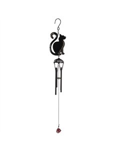 Black Cat Profile Windchime WC_26530