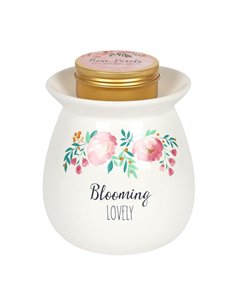 Large Blooming Lovely Wax Melt Burner Gift Set BL_38838