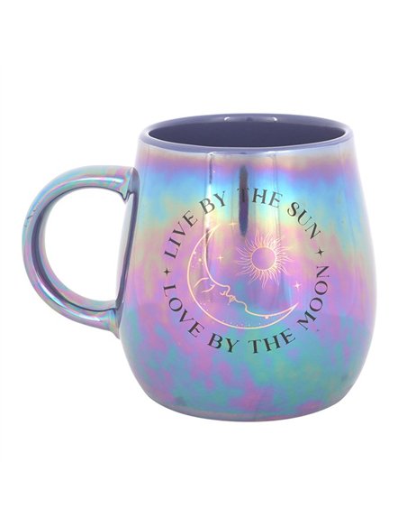 Live by the Sun Love by the Moon Iridescent Mug ER_45225 - pic 140877 | FastDaddyshop