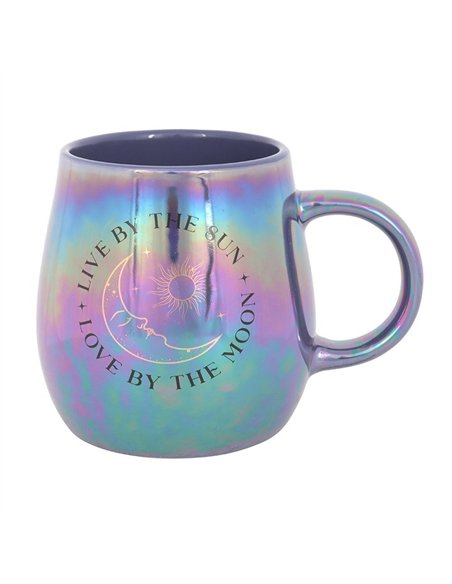 Live by the Sun Love by the Moon Iridescent Mug ER_45225 - pic 140879 | FastDaddyshop
