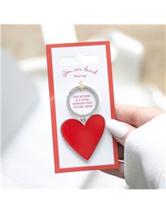 You Are Loved Heart Keyring HH_39625 2