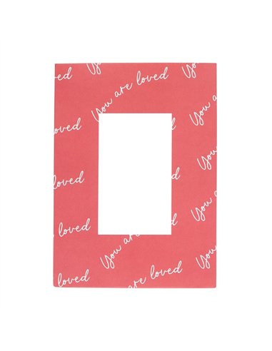 You Are Loved Heart Pendant Necklace Card HH_39725