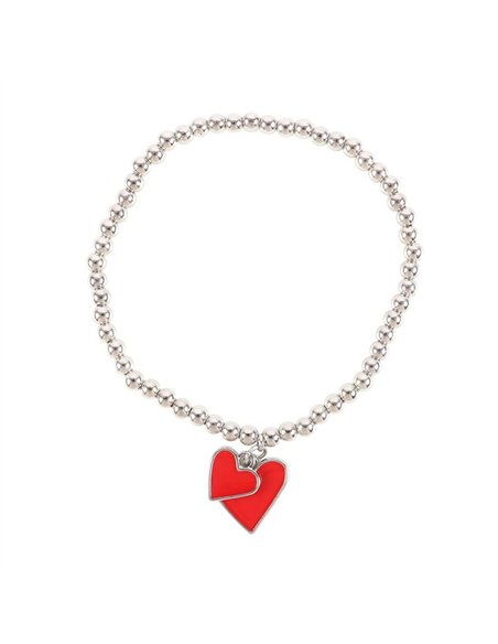 All You Need Is Love Beaded Heart Charm Bracelet HH_39825 - pic 140916 | FastDaddyshop