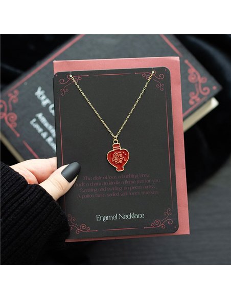 Love Potion Enamel Necklace Card LO_36725 - pic 140949 | FastDaddyshop