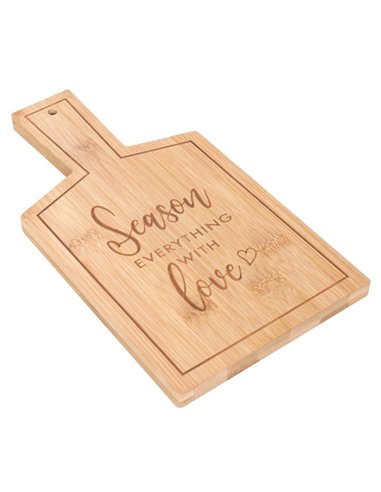 Season Everything with Love Bamboo Serving Board SB_61623