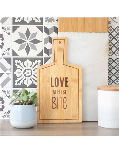 Love At First Bite Bamboo Serving Board SB_62723