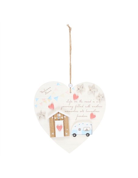 Life on the Road Shell Caravan Hanging Heart AY_98625 - pic 141010 | FastDaddyshop
